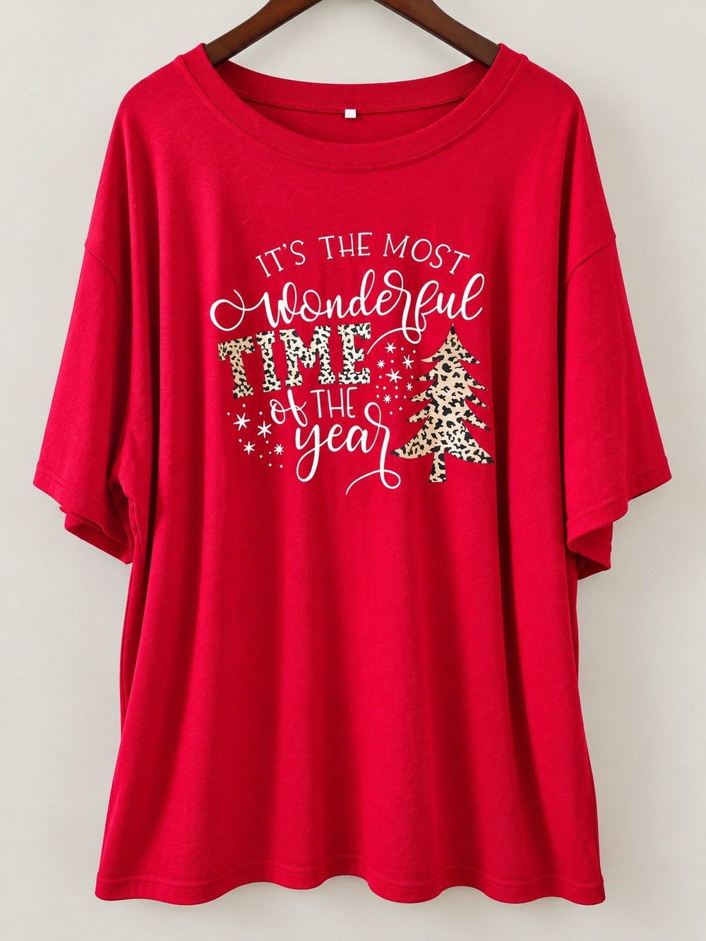 Holiday Graphic Tee - Red "It's the Most Wonderful Time of the Year"